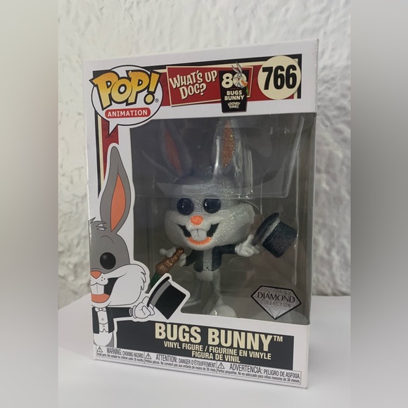 Diamond Looney Tunes Funko Pop Bugs Bunny (Diamond Glitter) - Warner Bros - Picture 1 of 3